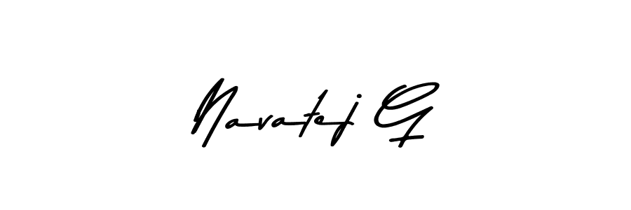 The best way (Asem Kandis PERSONAL USE) to make a short signature is to pick only two or three words in your name. The name Navatej G include a total of six letters. For converting this name. Navatej G signature style 9 images and pictures png