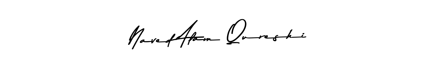 You should practise on your own different ways (Asem Kandis PERSONAL USE) to write your name (Naved Alam Qureshi) in signature. don't let someone else do it for you. Naved Alam Qureshi signature style 9 images and pictures png