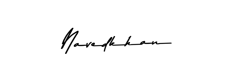 Design your own signature with our free online signature maker. With this signature software, you can create a handwritten (Asem Kandis PERSONAL USE) signature for name Navedkhan. Navedkhan signature style 9 images and pictures png