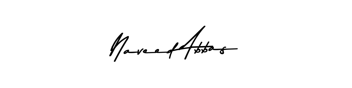 Naveed Abbas stylish signature style. Best Handwritten Sign (Asem Kandis PERSONAL USE) for my name. Handwritten Signature Collection Ideas for my name Naveed Abbas. Naveed Abbas signature style 9 images and pictures png