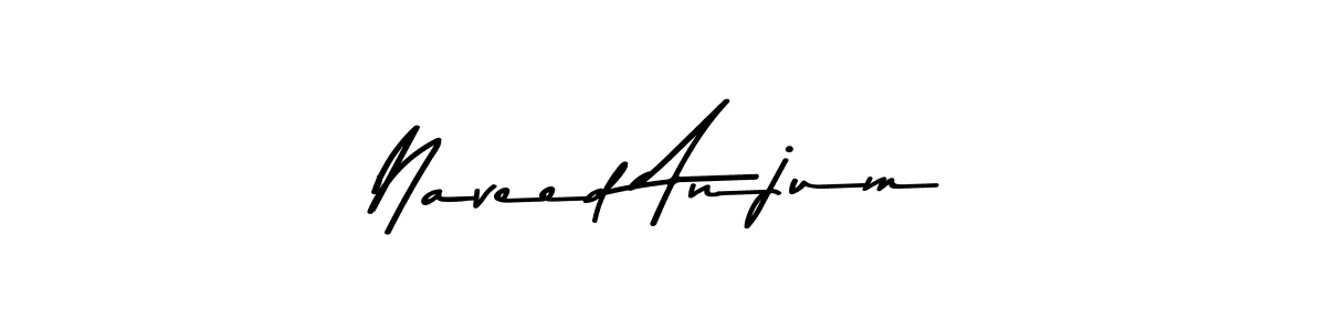 Naveed Anjum stylish signature style. Best Handwritten Sign (Asem Kandis PERSONAL USE) for my name. Handwritten Signature Collection Ideas for my name Naveed Anjum. Naveed Anjum signature style 9 images and pictures png