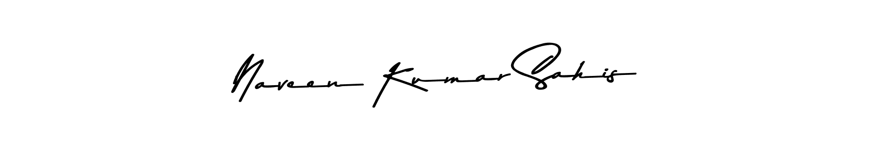 The best way (Asem Kandis PERSONAL USE) to make a short signature is to pick only two or three words in your name. The name Naveen Kumar Sahis include a total of six letters. For converting this name. Naveen Kumar Sahis signature style 9 images and pictures png