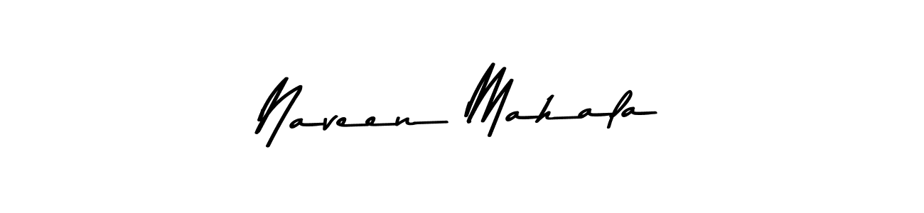 Make a beautiful signature design for name Naveen Mahala. With this signature (Asem Kandis PERSONAL USE) style, you can create a handwritten signature for free. Naveen Mahala signature style 9 images and pictures png