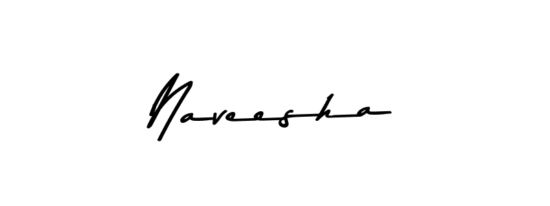 Design your own signature with our free online signature maker. With this signature software, you can create a handwritten (Asem Kandis PERSONAL USE) signature for name Naveesha. Naveesha signature style 9 images and pictures png