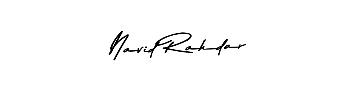 This is the best signature style for the Navid Rahdar name. Also you like these signature font (Asem Kandis PERSONAL USE). Mix name signature. Navid Rahdar signature style 9 images and pictures png