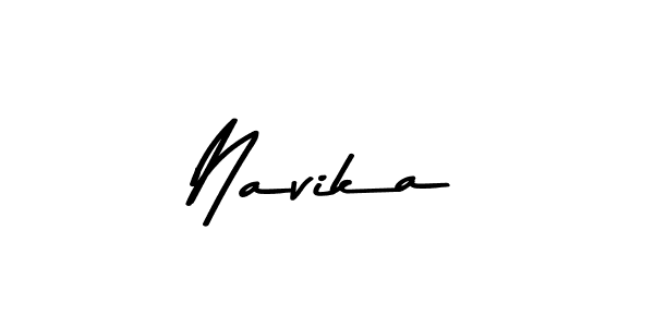 Use a signature maker to create a handwritten signature online. With this signature software, you can design (Asem Kandis PERSONAL USE) your own signature for name Navika. Navika signature style 9 images and pictures png