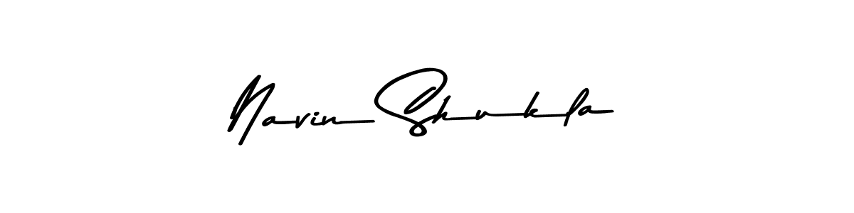 Design your own signature with our free online signature maker. With this signature software, you can create a handwritten (Asem Kandis PERSONAL USE) signature for name Navin Shukla. Navin Shukla signature style 9 images and pictures png