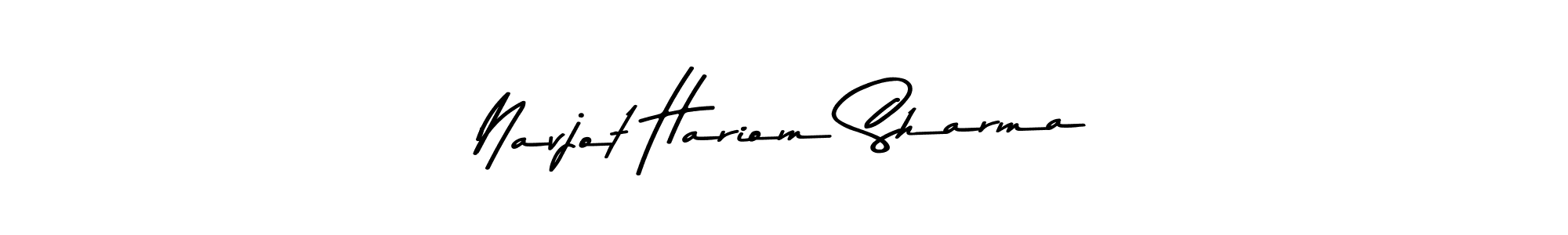 Make a short Navjot Hariom Sharma signature style. Manage your documents anywhere anytime using Asem Kandis PERSONAL USE. Create and add eSignatures, submit forms, share and send files easily. Navjot Hariom Sharma signature style 9 images and pictures png