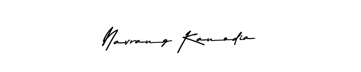 Use a signature maker to create a handwritten signature online. With this signature software, you can design (Asem Kandis PERSONAL USE) your own signature for name Navrang Kanodia. Navrang Kanodia signature style 9 images and pictures png