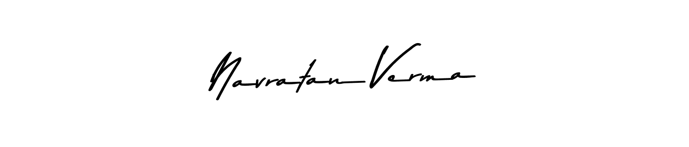 Create a beautiful signature design for name Navratan Verma. With this signature (Asem Kandis PERSONAL USE) fonts, you can make a handwritten signature for free. Navratan Verma signature style 9 images and pictures png