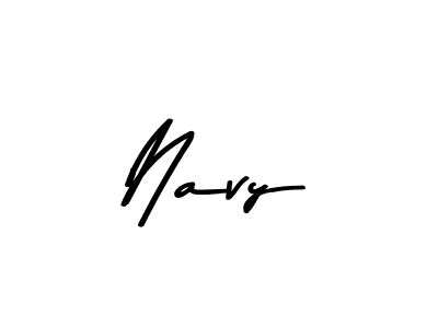 Create a beautiful signature design for name Navy. With this signature (Asem Kandis PERSONAL USE) fonts, you can make a handwritten signature for free. Navy signature style 9 images and pictures png