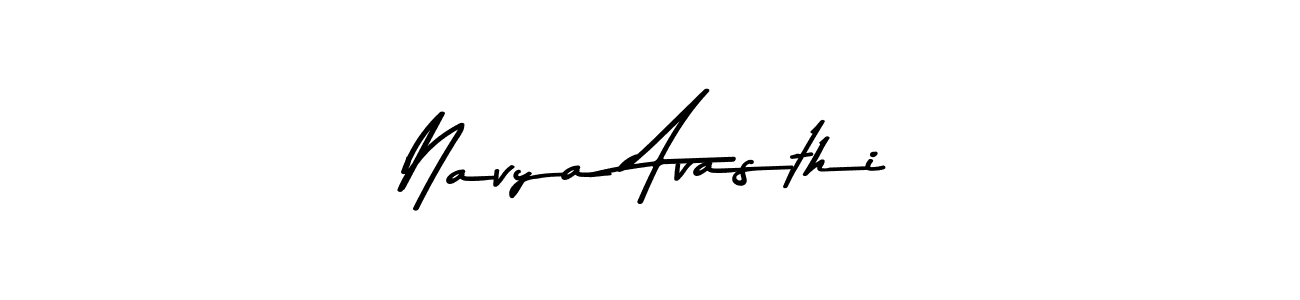 Navya Avasthi stylish signature style. Best Handwritten Sign (Asem Kandis PERSONAL USE) for my name. Handwritten Signature Collection Ideas for my name Navya Avasthi. Navya Avasthi signature style 9 images and pictures png