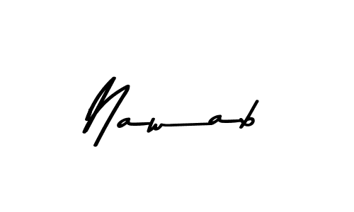 This is the best signature style for the Nawab name. Also you like these signature font (Asem Kandis PERSONAL USE). Mix name signature. Nawab signature style 9 images and pictures png