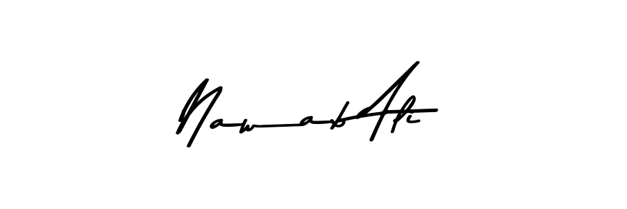 How to make Nawab Ali signature? Asem Kandis PERSONAL USE is a professional autograph style. Create handwritten signature for Nawab Ali name. Nawab Ali signature style 9 images and pictures png