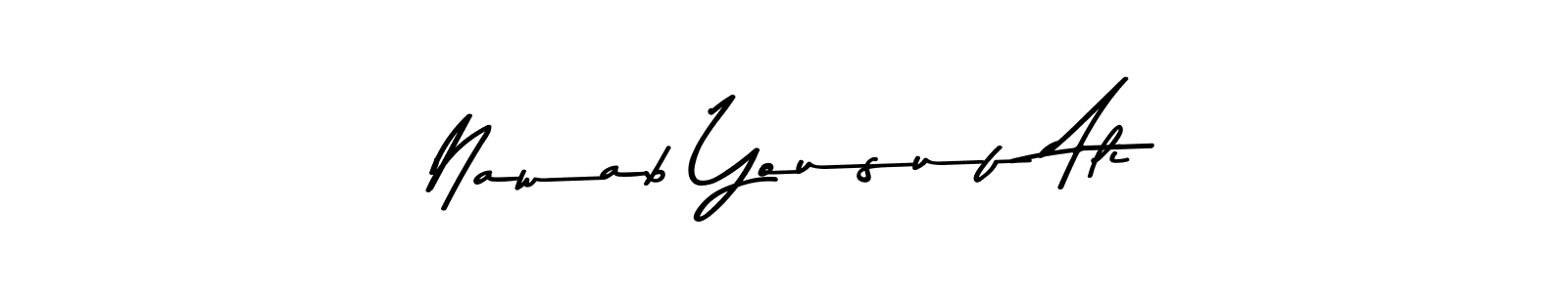 if you are searching for the best signature style for your name Nawab Yousuf Ali. so please give up your signature search. here we have designed multiple signature styles  using Asem Kandis PERSONAL USE. Nawab Yousuf Ali signature style 9 images and pictures png