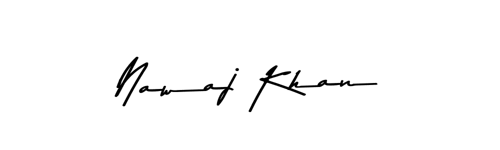 The best way (Asem Kandis PERSONAL USE) to make a short signature is to pick only two or three words in your name. The name Nawaj Khan include a total of six letters. For converting this name. Nawaj Khan signature style 9 images and pictures png