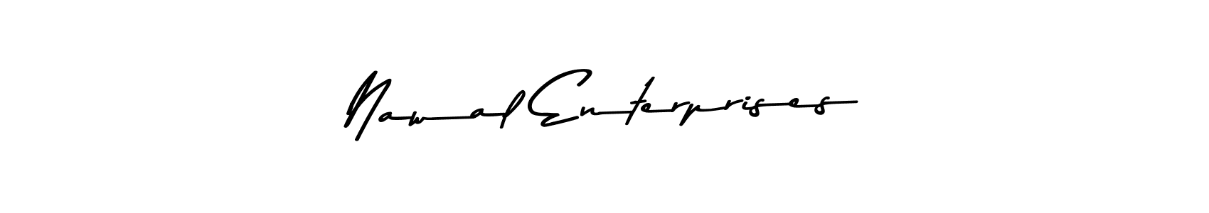 Make a beautiful signature design for name Nawal Enterprises. Use this online signature maker to create a handwritten signature for free. Nawal Enterprises signature style 9 images and pictures png
