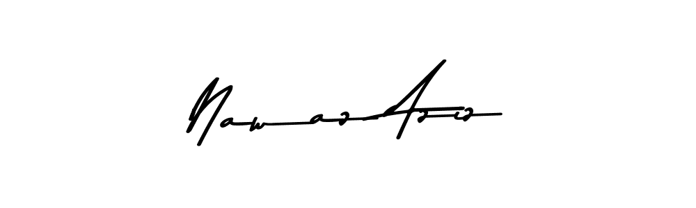 Make a beautiful signature design for name Nawaz Aziz. With this signature (Asem Kandis PERSONAL USE) style, you can create a handwritten signature for free. Nawaz Aziz signature style 9 images and pictures png