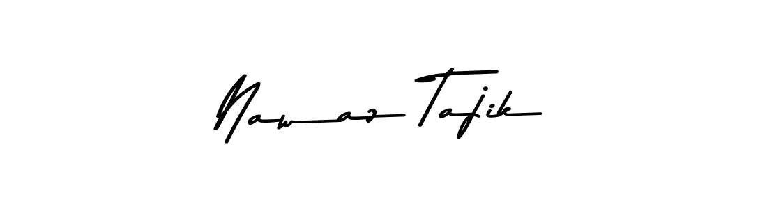 Nawaz Tajik stylish signature style. Best Handwritten Sign (Asem Kandis PERSONAL USE) for my name. Handwritten Signature Collection Ideas for my name Nawaz Tajik. Nawaz Tajik signature style 9 images and pictures png