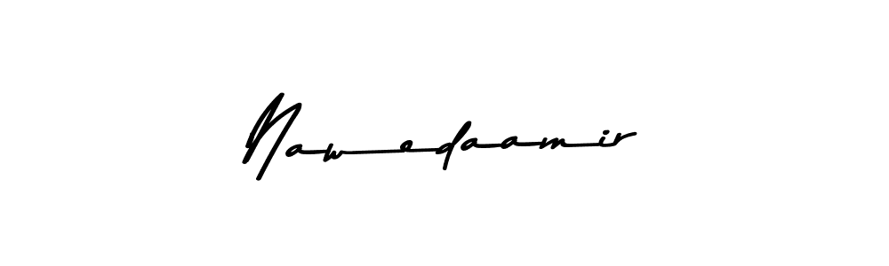 Asem Kandis PERSONAL USE is a professional signature style that is perfect for those who want to add a touch of class to their signature. It is also a great choice for those who want to make their signature more unique. Get Nawedaamir name to fancy signature for free. Nawedaamir signature style 9 images and pictures png