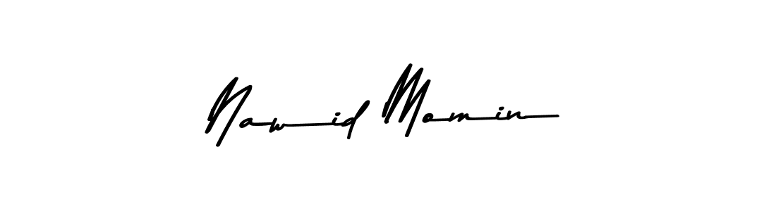 How to Draw Nawid Momin signature style? Asem Kandis PERSONAL USE is a latest design signature styles for name Nawid Momin. Nawid Momin signature style 9 images and pictures png