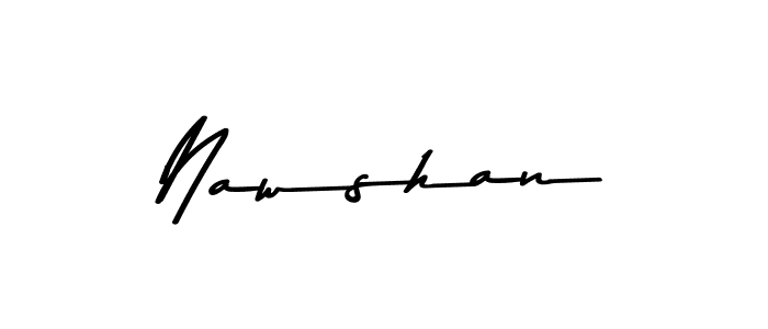 Make a beautiful signature design for name Nawshan. Use this online signature maker to create a handwritten signature for free. Nawshan signature style 9 images and pictures png