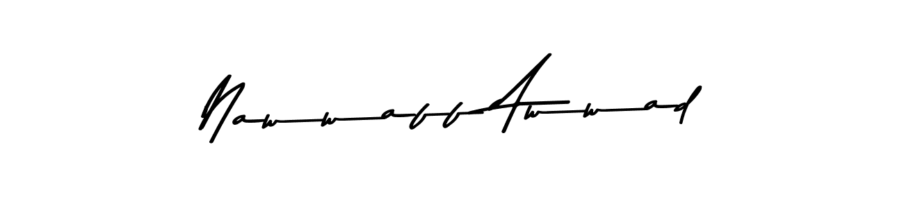 Best and Professional Signature Style for Nawwaff Awwad. Asem Kandis PERSONAL USE Best Signature Style Collection. Nawwaff Awwad signature style 9 images and pictures png