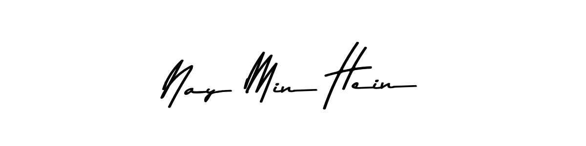 This is the best signature style for the Nay Min Hein name. Also you like these signature font (Asem Kandis PERSONAL USE). Mix name signature. Nay Min Hein signature style 9 images and pictures png