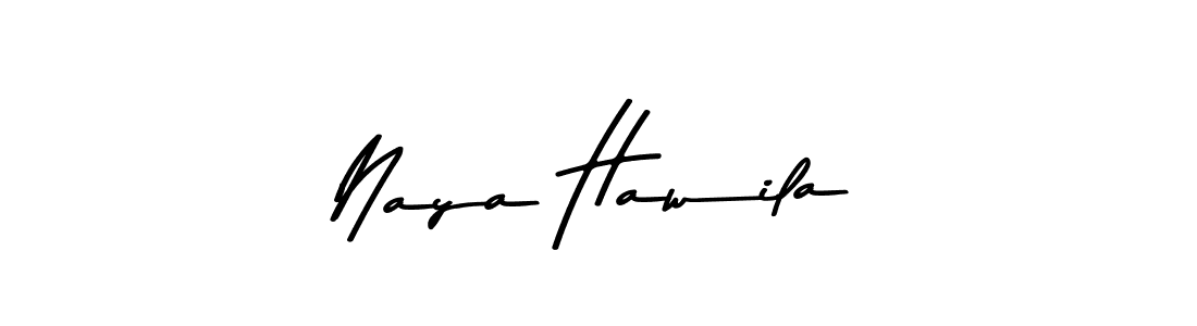 How to make Naya Hawila signature? Asem Kandis PERSONAL USE is a professional autograph style. Create handwritten signature for Naya Hawila name. Naya Hawila signature style 9 images and pictures png