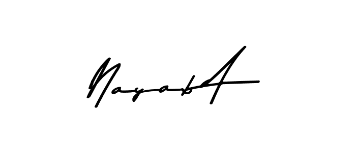 Similarly Asem Kandis PERSONAL USE is the best handwritten signature design. Signature creator online .You can use it as an online autograph creator for name Nayab A. Nayab A signature style 9 images and pictures png