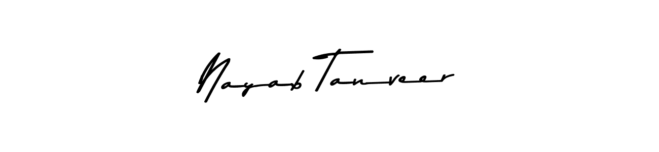 Also we have Nayab Tanveer name is the best signature style. Create professional handwritten signature collection using Asem Kandis PERSONAL USE autograph style. Nayab Tanveer signature style 9 images and pictures png