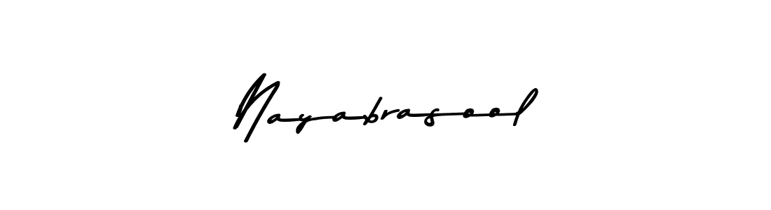 Here are the top 10 professional signature styles for the name Nayabrasool. These are the best autograph styles you can use for your name. Nayabrasool signature style 9 images and pictures png