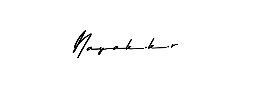 Make a beautiful signature design for name Nayak.k.r. Use this online signature maker to create a handwritten signature for free. Nayak.k.r signature style 9 images and pictures png