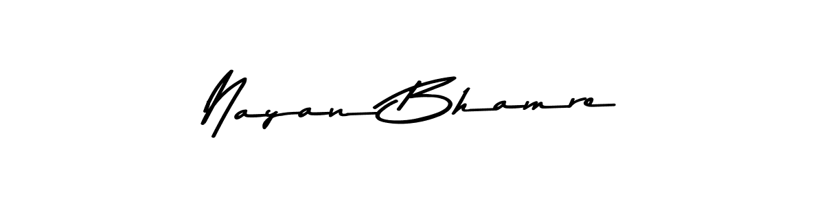 Make a beautiful signature design for name Nayan Bhamre. Use this online signature maker to create a handwritten signature for free. Nayan Bhamre signature style 9 images and pictures png