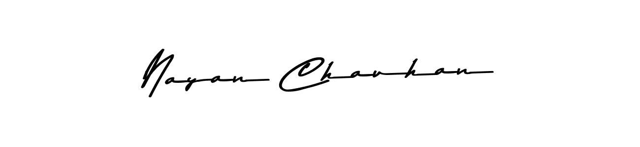 You should practise on your own different ways (Asem Kandis PERSONAL USE) to write your name (Nayan Chauhan) in signature. don't let someone else do it for you. Nayan Chauhan signature style 9 images and pictures png