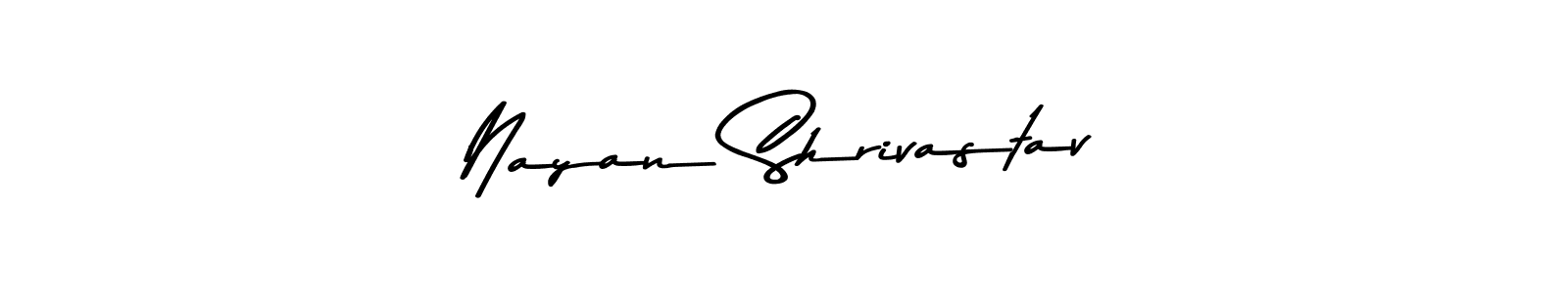 The best way (Asem Kandis PERSONAL USE) to make a short signature is to pick only two or three words in your name. The name Nayan Shrivastav include a total of six letters. For converting this name. Nayan Shrivastav signature style 9 images and pictures png