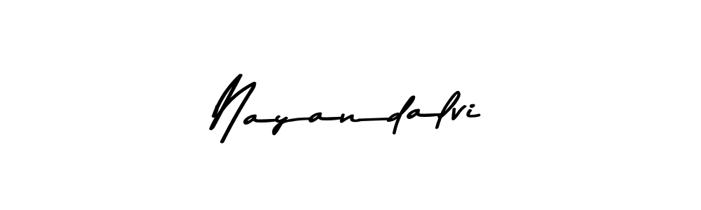 Use a signature maker to create a handwritten signature online. With this signature software, you can design (Asem Kandis PERSONAL USE) your own signature for name Nayandalvi. Nayandalvi signature style 9 images and pictures png