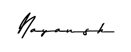 Express your personality with a custom Nayansh signature crafted with Asem Kandis PERSONAL USE typography. Free transparent PNG download available. Nayansh signature style 9 images and pictures png