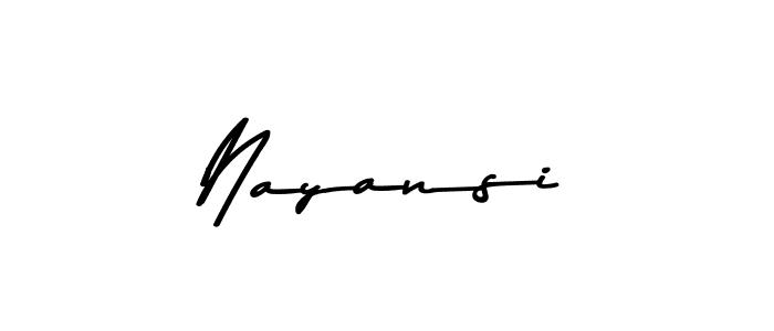 How to make Nayansi signature? Asem Kandis PERSONAL USE is a professional autograph style. Create handwritten signature for Nayansi name. Nayansi signature style 9 images and pictures png