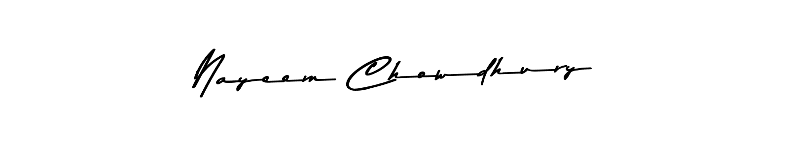 It looks lik you need a new signature style for name Nayeem Chowdhury. Design unique handwritten (Asem Kandis PERSONAL USE) signature with our free signature maker in just a few clicks. Nayeem Chowdhury signature style 9 images and pictures png
