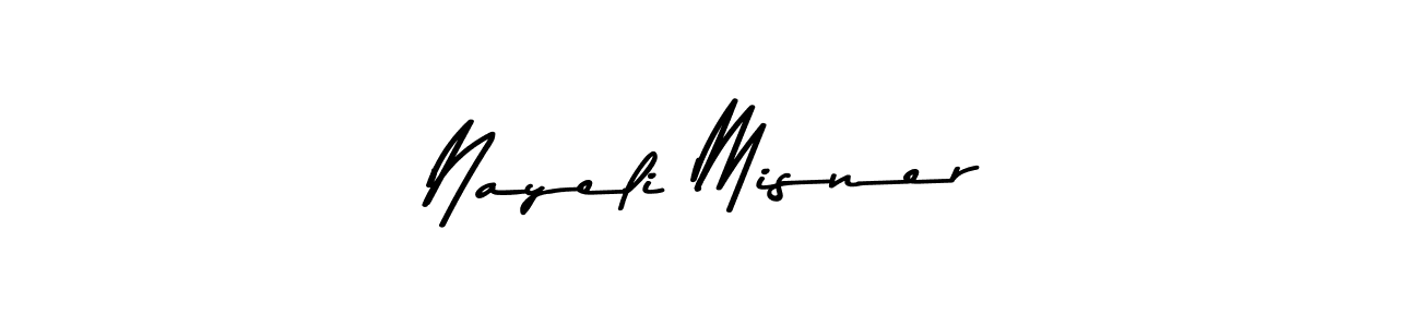 Make a beautiful signature design for name Nayeli Misner. With this signature (Asem Kandis PERSONAL USE) style, you can create a handwritten signature for free. Nayeli Misner signature style 9 images and pictures png