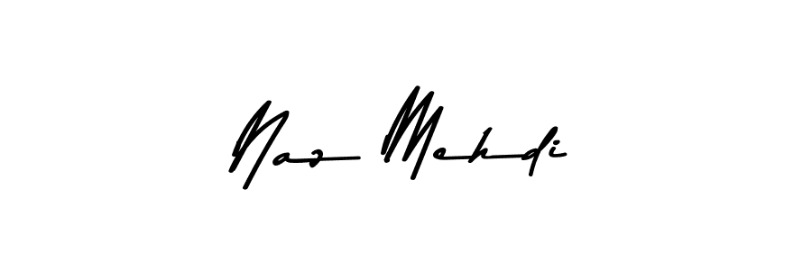 How to make Naz Mehdi signature? Asem Kandis PERSONAL USE is a professional autograph style. Create handwritten signature for Naz Mehdi name. Naz Mehdi signature style 9 images and pictures png
