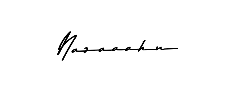 How to make Nazaaahn signature? Asem Kandis PERSONAL USE is a professional autograph style. Create handwritten signature for Nazaaahn name. Nazaaahn signature style 9 images and pictures png