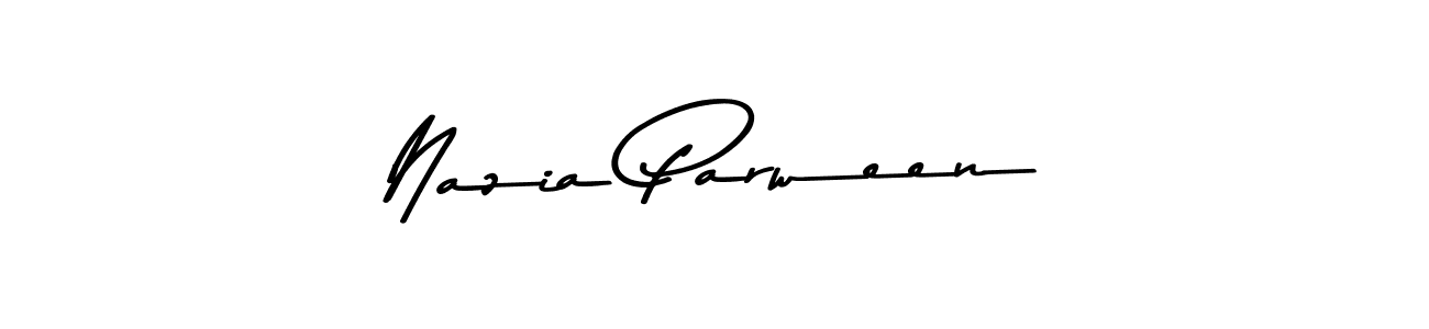 Make a beautiful signature design for name Nazia Parween. With this signature (Asem Kandis PERSONAL USE) style, you can create a handwritten signature for free. Nazia Parween signature style 9 images and pictures png