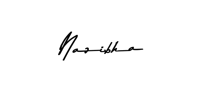 if you are searching for the best signature style for your name Nazibha. so please give up your signature search. here we have designed multiple signature styles  using Asem Kandis PERSONAL USE. Nazibha signature style 9 images and pictures png