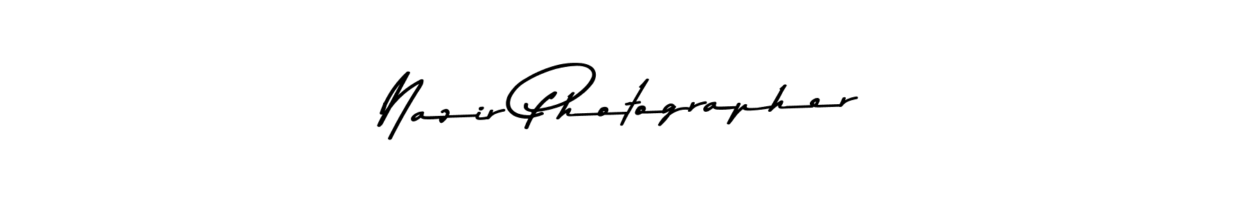 Similarly Asem Kandis PERSONAL USE is the best handwritten signature design. Signature creator online .You can use it as an online autograph creator for name Nazir Photographer. Nazir Photographer signature style 9 images and pictures png
