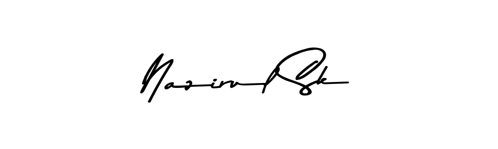 This is the best signature style for the Nazirul Sk name. Also you like these signature font (Asem Kandis PERSONAL USE). Mix name signature. Nazirul Sk signature style 9 images and pictures png