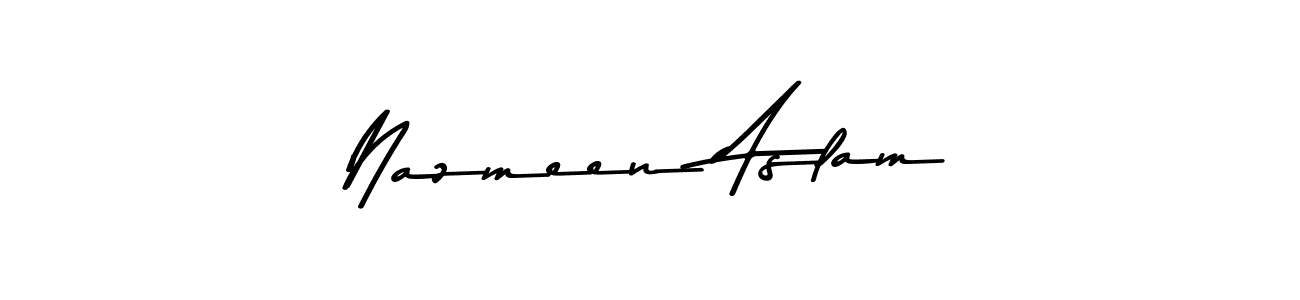 Once you've used our free online signature maker to create your best signature Asem Kandis PERSONAL USE style, it's time to enjoy all of the benefits that Nazmeen Aslam name signing documents. Nazmeen Aslam signature style 9 images and pictures png