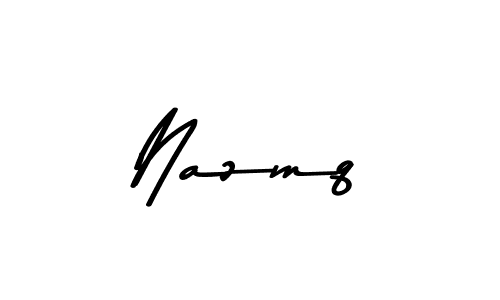 Asem Kandis PERSONAL USE is a professional signature style that is perfect for those who want to add a touch of class to their signature. It is also a great choice for those who want to make their signature more unique. Get Nazmq name to fancy signature for free. Nazmq signature style 9 images and pictures png