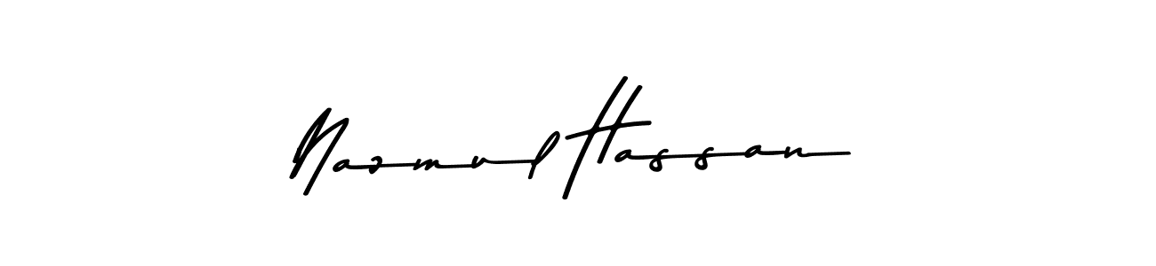 This is the best signature style for the Nazmul Hassan name. Also you like these signature font (Asem Kandis PERSONAL USE). Mix name signature. Nazmul Hassan signature style 9 images and pictures png